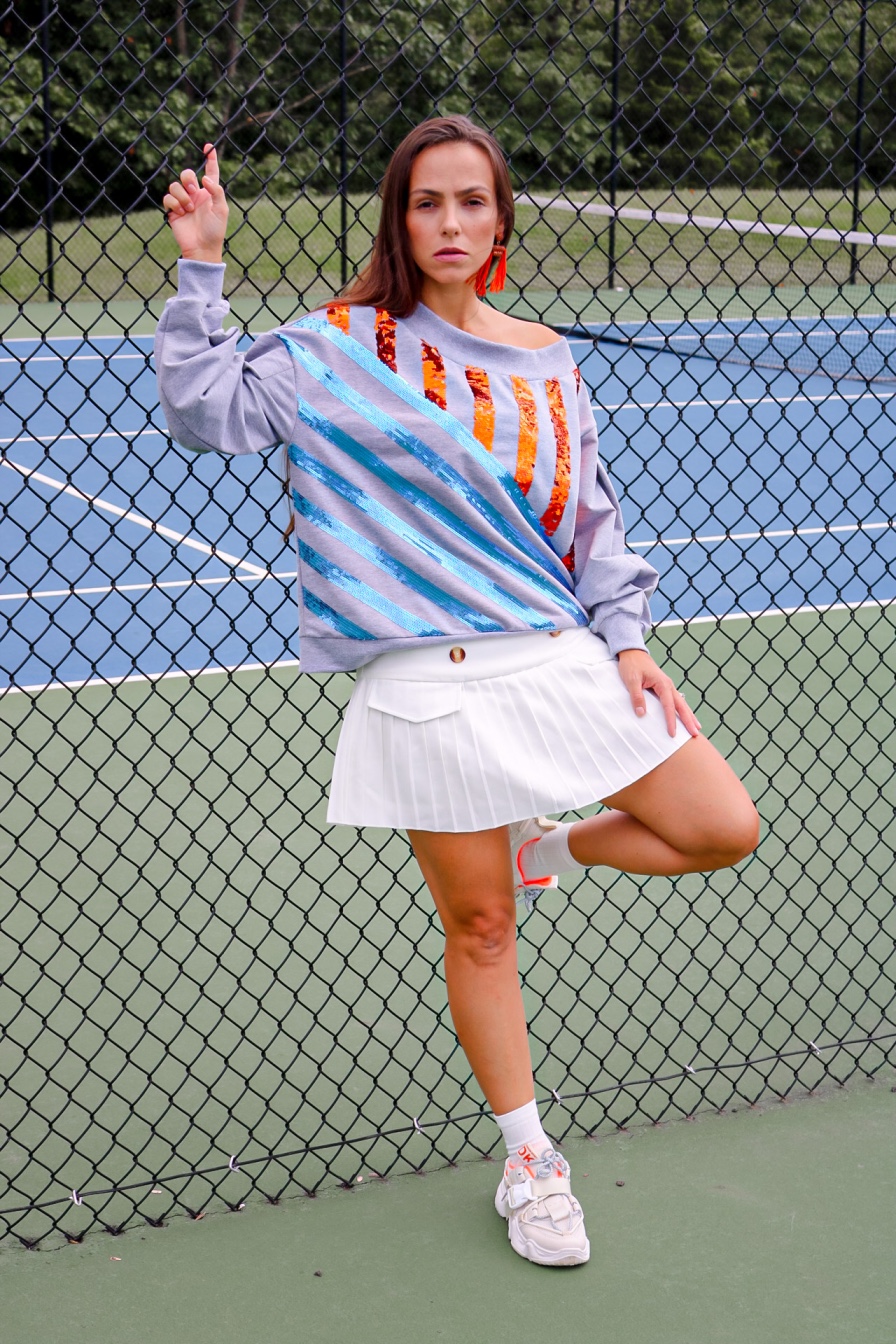 Keep it trendy with a tennis skirt!